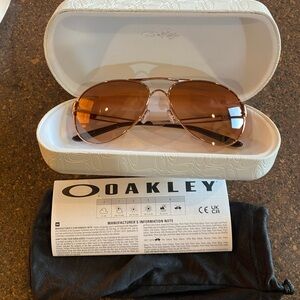 Oakley Brown Aviator Sunglasses